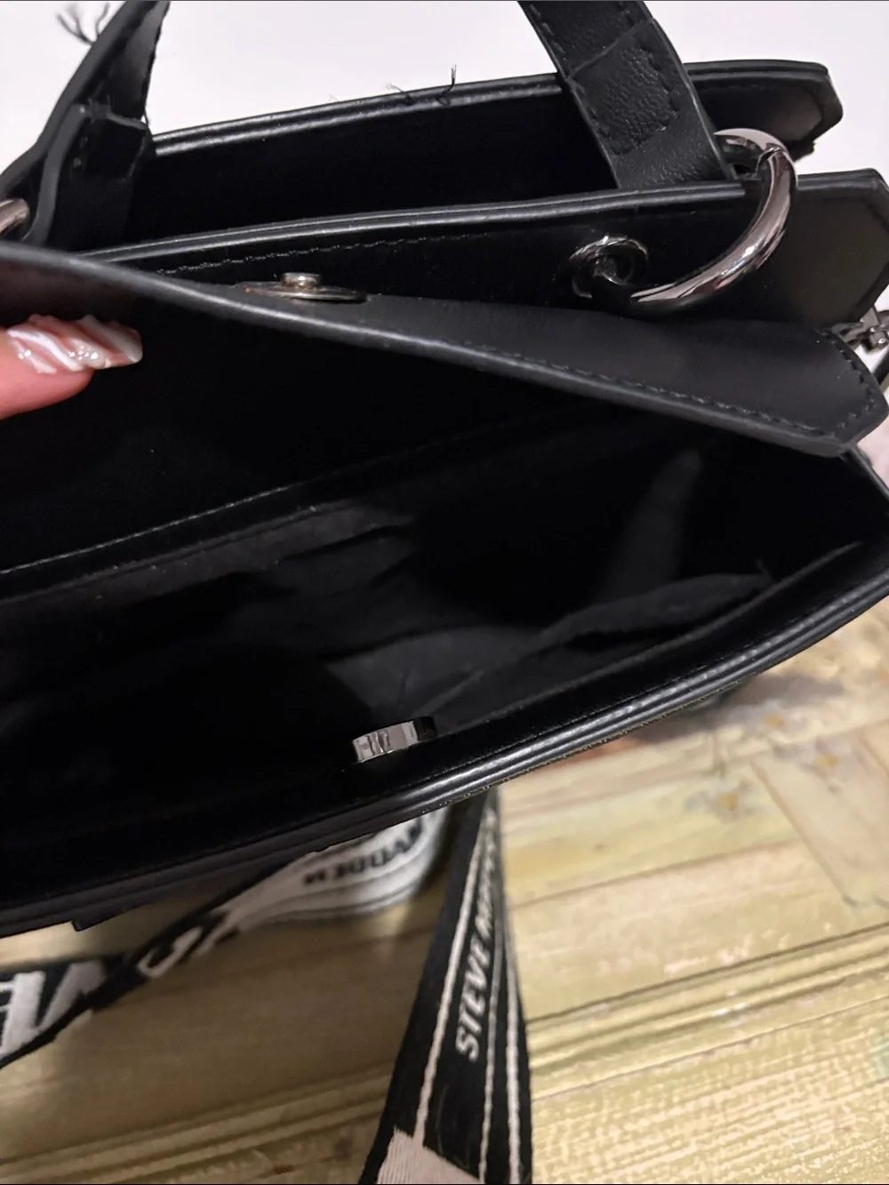 Steve Madden compact quilted